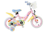 Stich disney stitch kinderfiets - meisjes - 12 inch - twee handremmen - roze