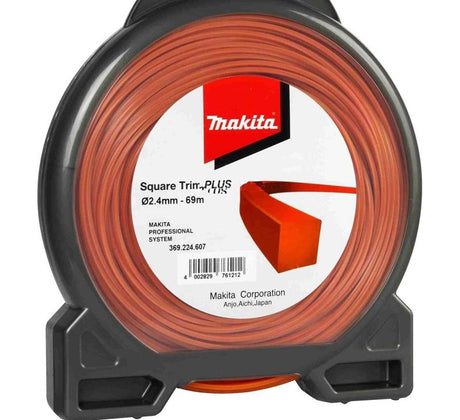 Makita nylon vierkante lijn 2,4mm 69mb