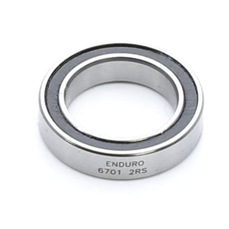 Enduro bearings 6701 2rs - abec 3 (radial) - 12x18x4
