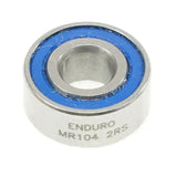 Enduro bearings mr 104 2rs - abec 3 (radial) - 4x10x4