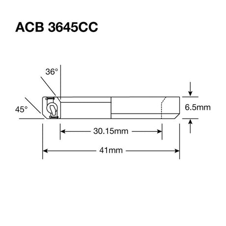 Enduro bearings acb 3645 cc bo - abec 5 - black oxide (angular contact) - 30,2x41x6,5 (36x45°)