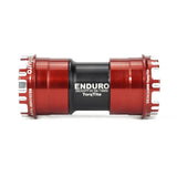 Enduro bearings torqtite bottom bracket - bb30 to 24mm - a c ss - red