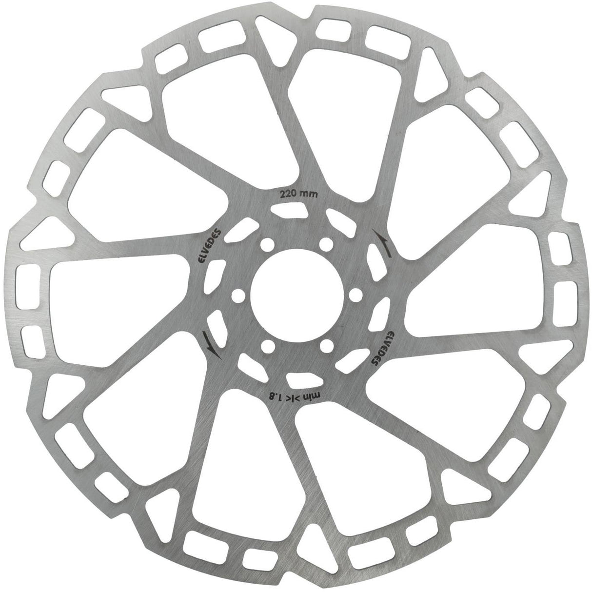 Elvedes remschijf 6-gaats �220mm t=2,0mm