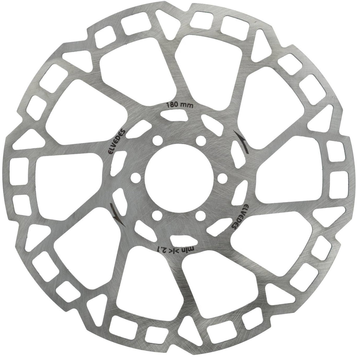 Elvedes remschijf 6-gaats �180mm t=2,3mm