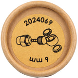 Elvedes set banjo, wartel en ringen (4st)