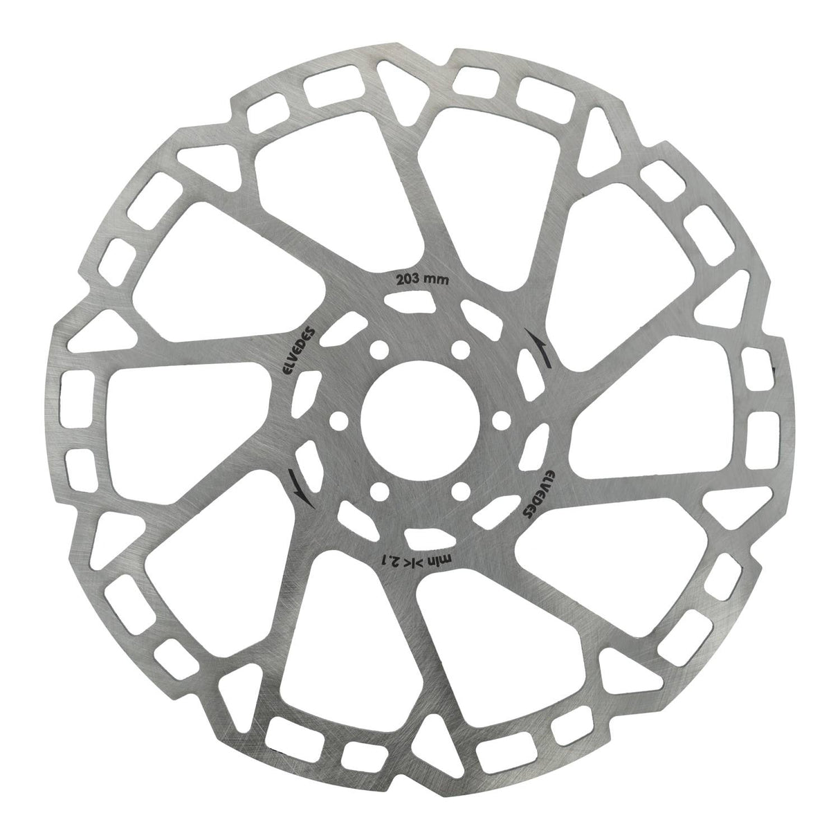 Elvedes remschijf 180mm zesgats 2.3mm