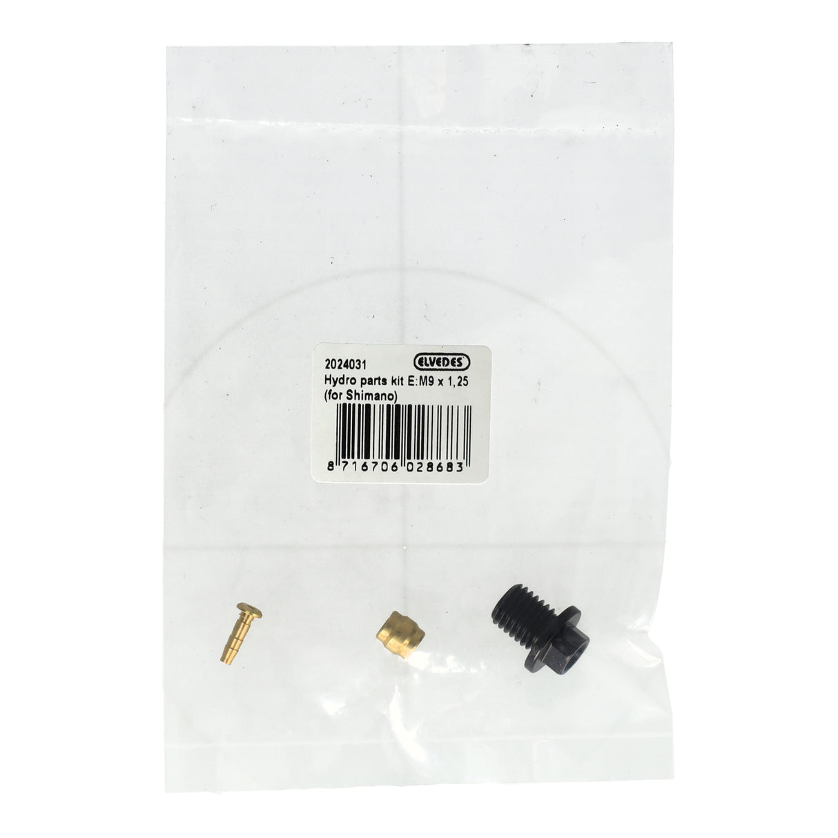 Elvedes hydro onderdelen kit e: m9x1,25 (voor shimano)