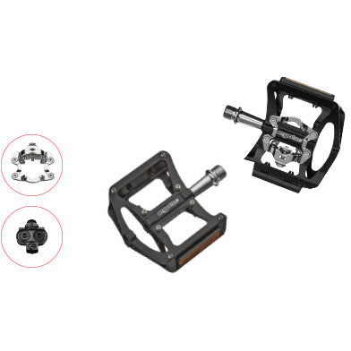 Elvedes ergotec pedalen ep superlight 9 16 aluminium zwart