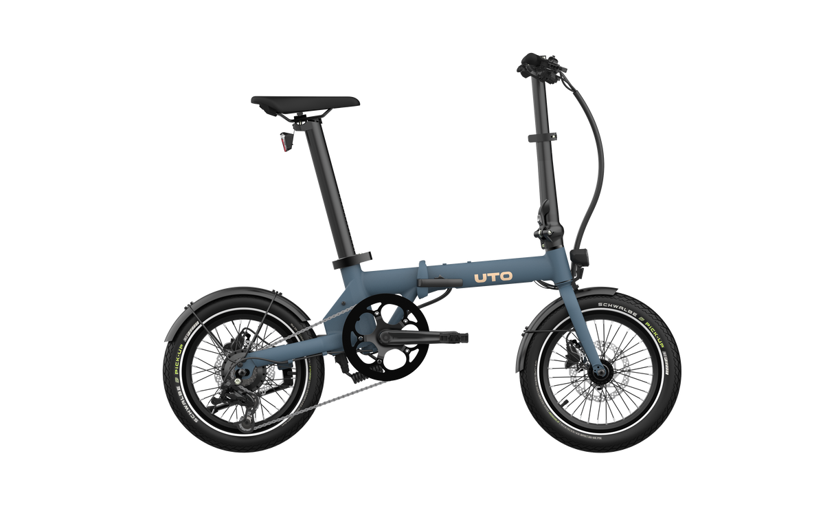 Uto elektrische vouwfiets og16 v0 blauw