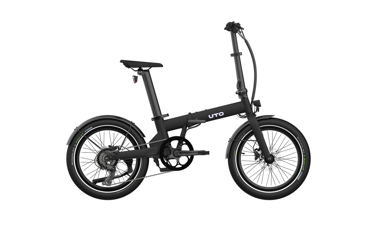 Uto elektrische vouwfiets og20 v0 zwart