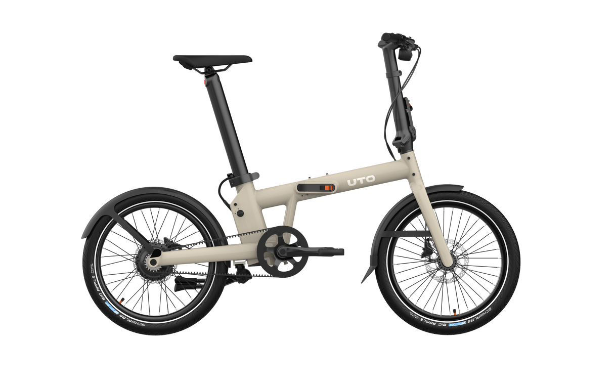 Uto elektrische vouwfiets pro20 v2 taupe
