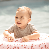 Leopard | oudroze baby float 0-1 jaar