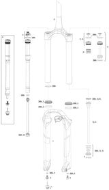 Rockshox verende voorvork pike dj susp.fork rs pike dj 140mm black