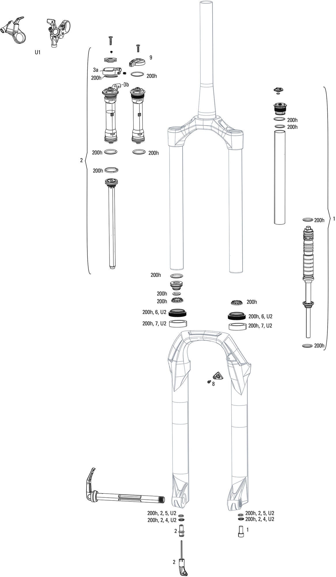 Rockshox federgabel judy silver tk susp.fork rs judy sil.tk black