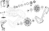 Sram achterderailleur x01 eagle axs rear derail. x01 eagle axs 52t red