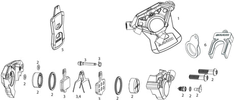 Sram scheibenbremse rival axs e1 brakes disc rival axs e1 right front