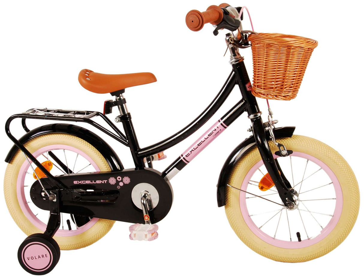 Volare Volare Kinderfiets Meisjes 14 inch Zwart