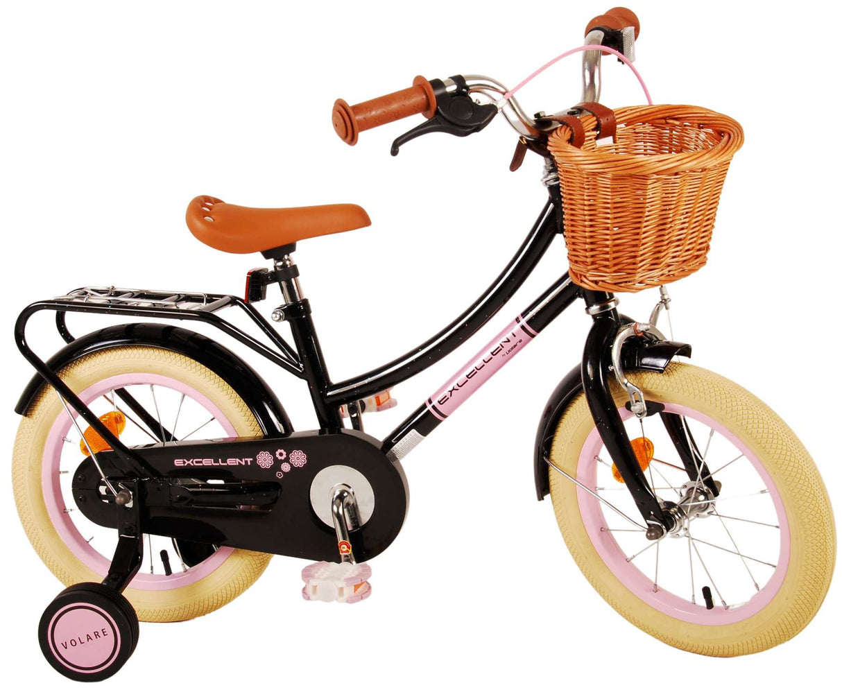 Volare Volare Kinderfiets Meisjes 14 inch Zwart