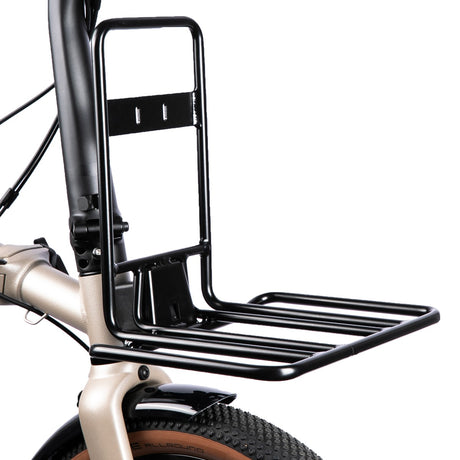 Fahrer voordrager xl alu brompton vello zwart