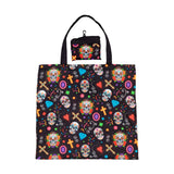 Opvouwbare tas - dia de los muertos