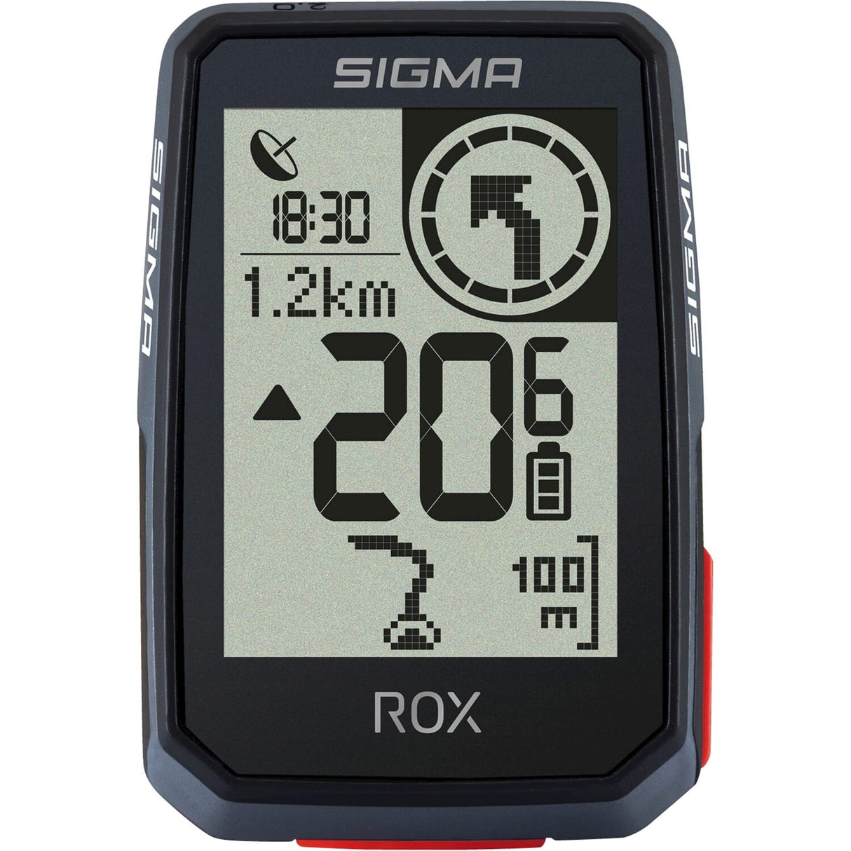 Sigma sport gps bike-computers rox 2.0 endurance black