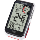 Sigma Rox 4.0 gps zw wit hr stuurhouder + ant + ble borstriem