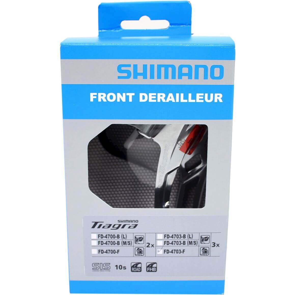 Shimano Voorderailleur 3 x 10 speed Tiagra FD-4703 down