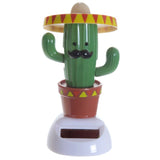 Cactus met sombrero solar poppetje