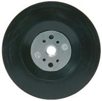 Steunschijf 125mm m14 zwart soepel