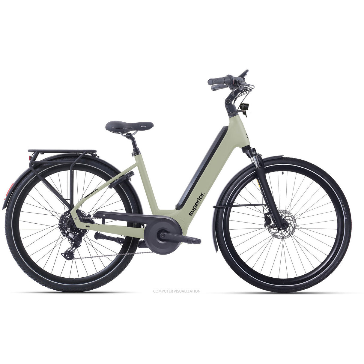 Superior eway 6.4 54cm(l) gloss soft green 500wh