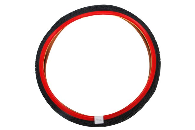 Volare buitenband - 24 inch - rood zwart - kinderfiets
