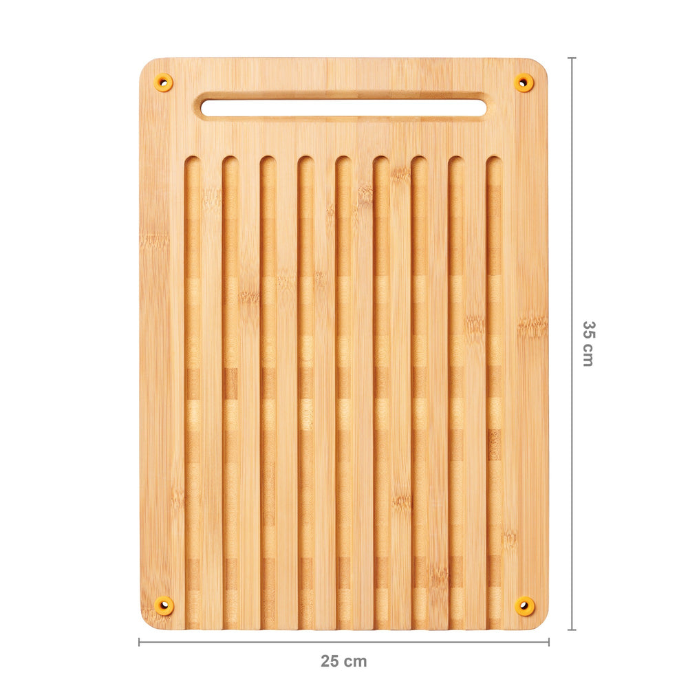 Fiskars Functional Form Bamboe broodsnijplank