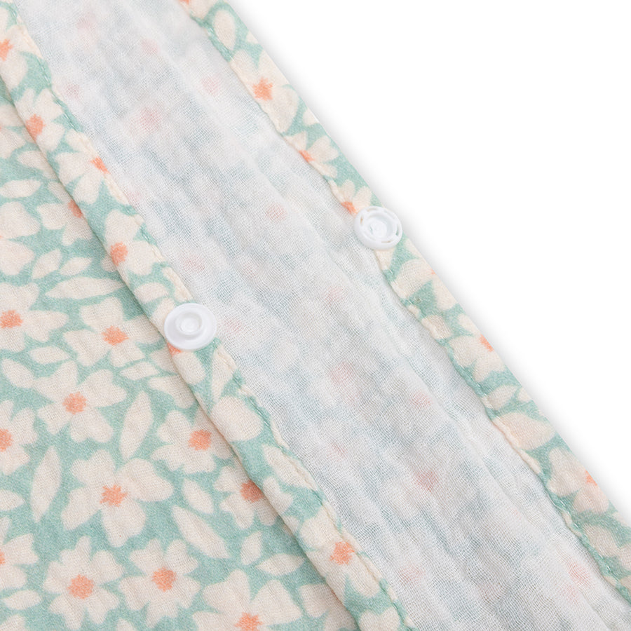 Florish | groene hydrofiele strandponcho 52 x 52 cm