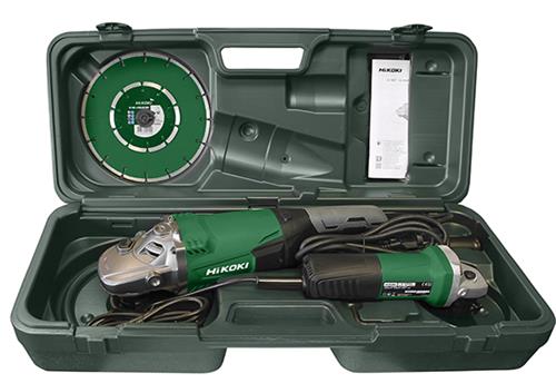 Hikoki haakse slijpmachineset g23sw2+g13sr4(s)+diamantbladen