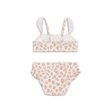 Leopard | beige meisjes uv bikini