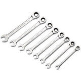 Steek- Ring- Ratelsleutelset 8-15mm - Zwart