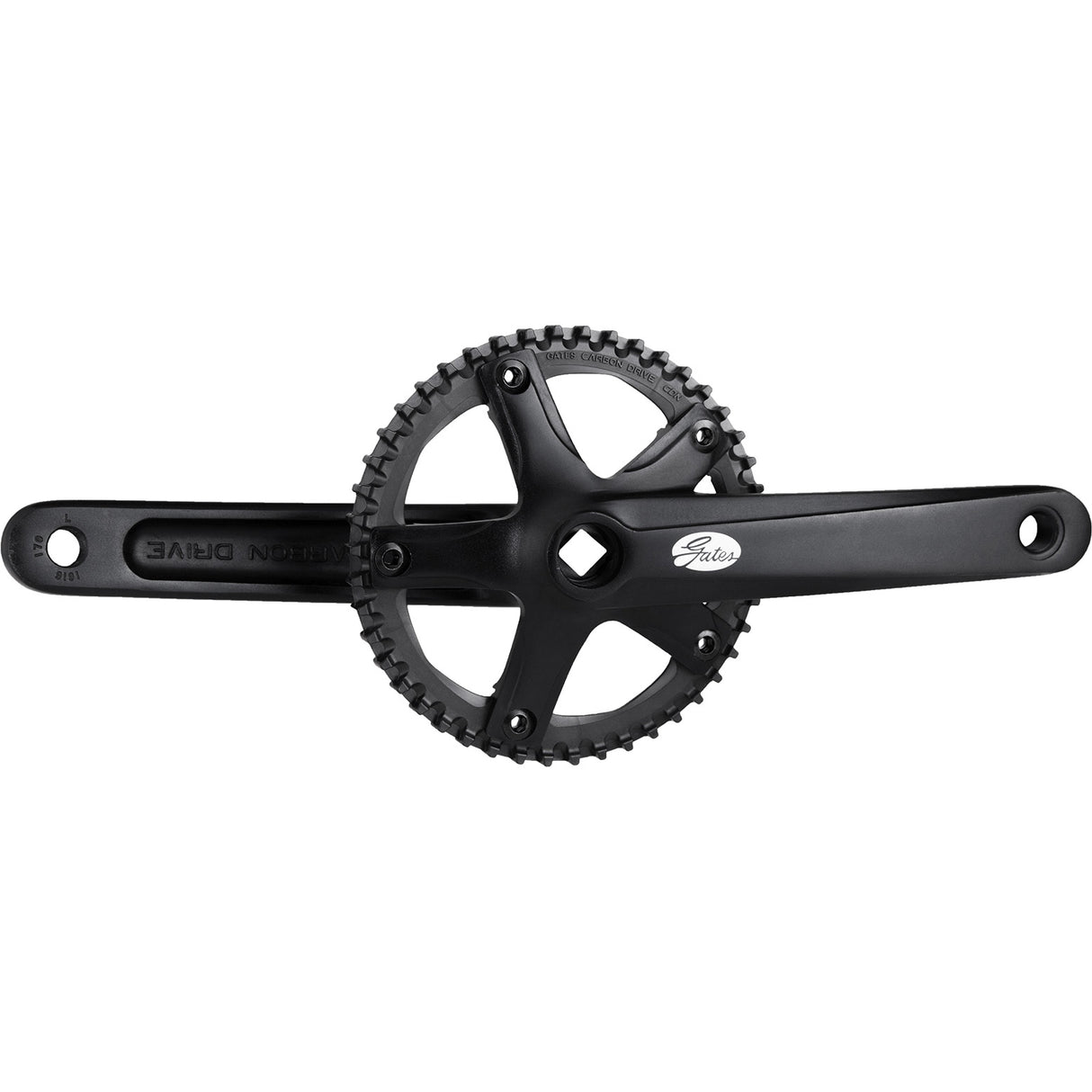 Gates crankstel cdn s150 46t 175mm zonder beschermrand zw.