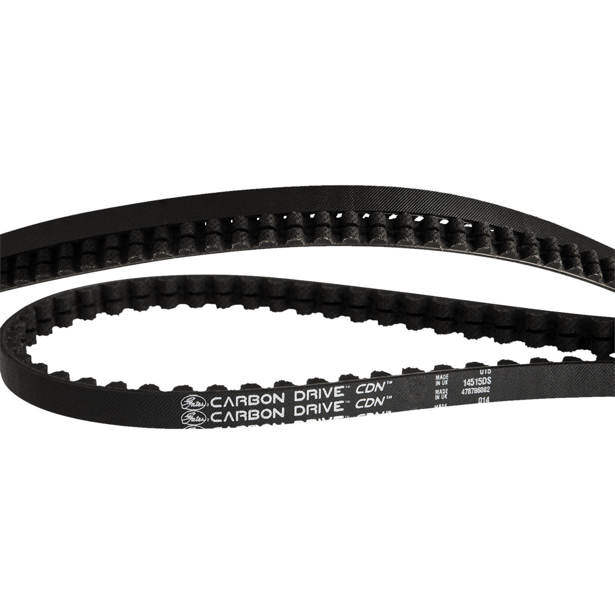 CDX riem Carbon Drive 120 tands zwart