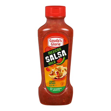 Gouda's glorie mexican salsa mild (850ml)