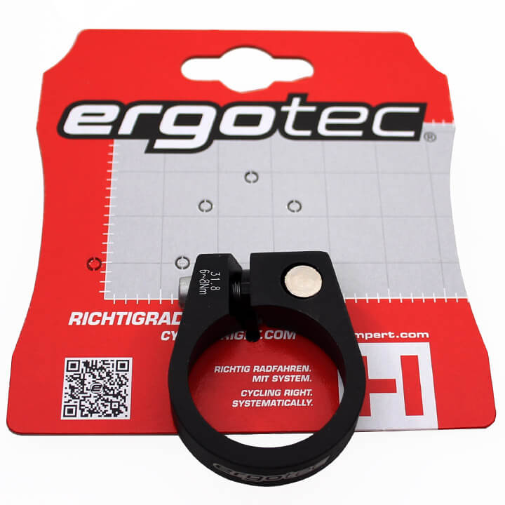 Ergotec zadelpenklem SCI-105 31,8 zwart