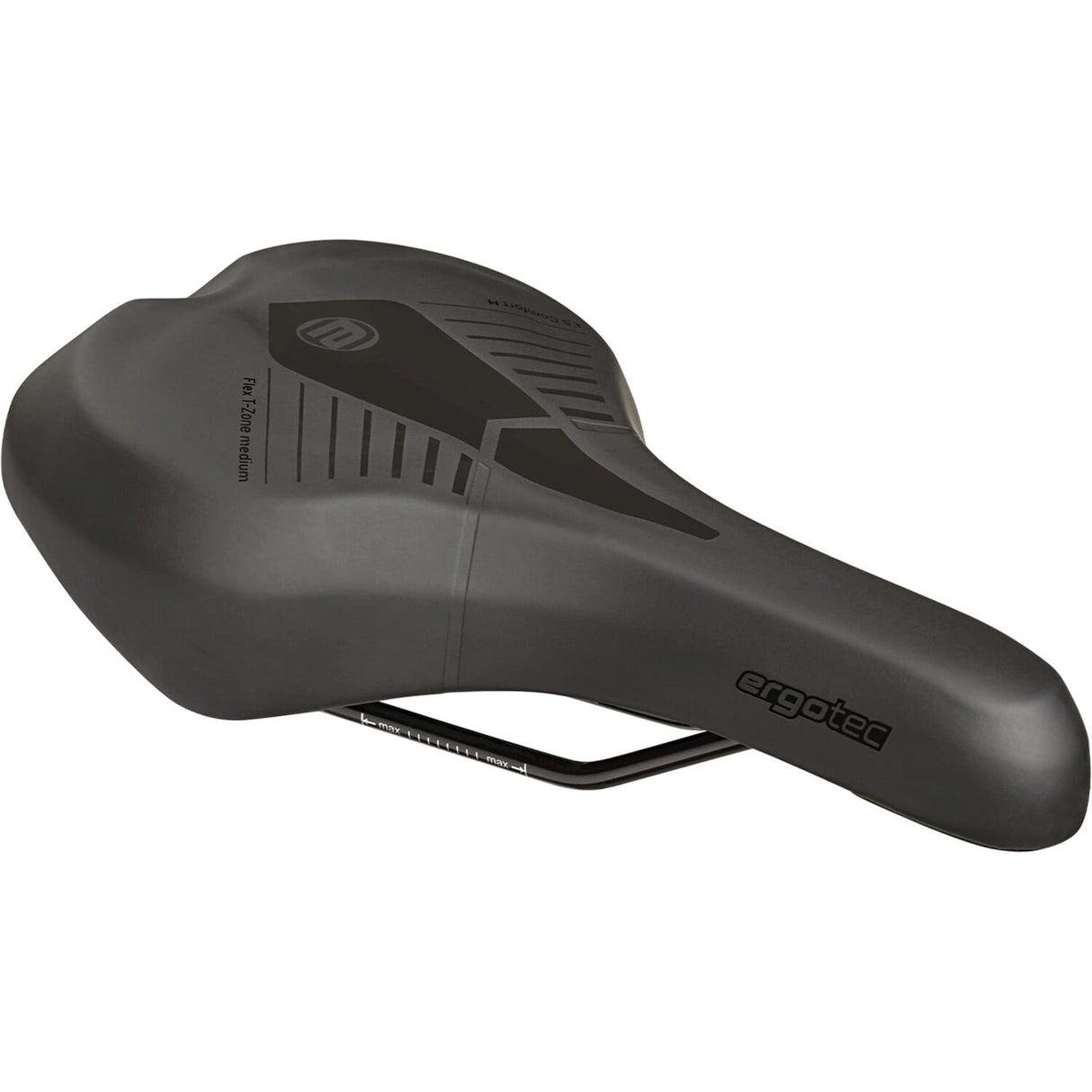 Zadel Ergotec Active S Medium zwart