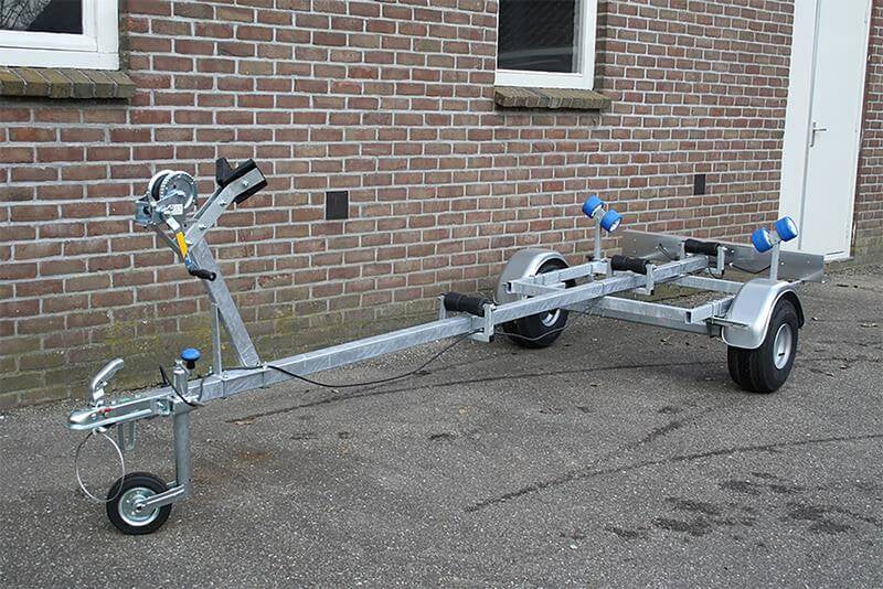 Polyurethaan boottrailer kussen 130x100mm blauw