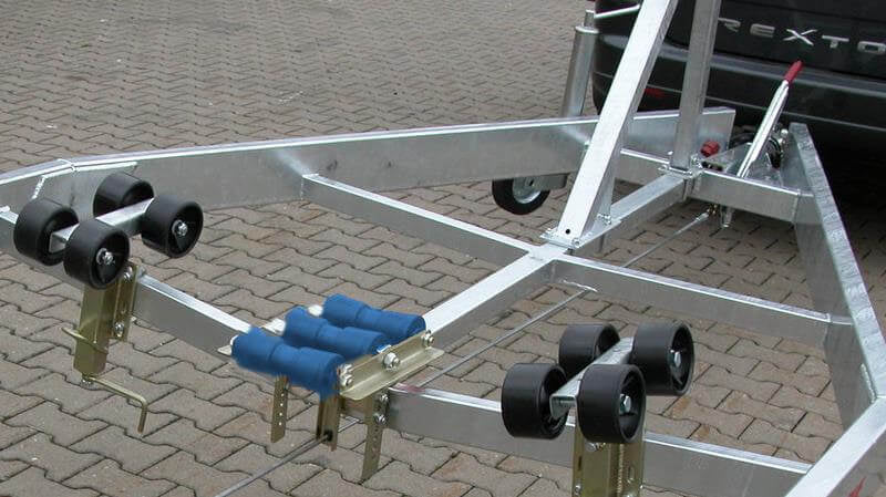 Rubber kimrol boottrailer 115x86mm zwart
