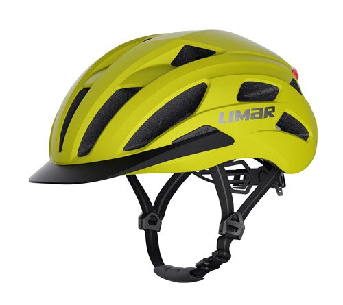 Limar helm action urban m 53-57 mat geel met led