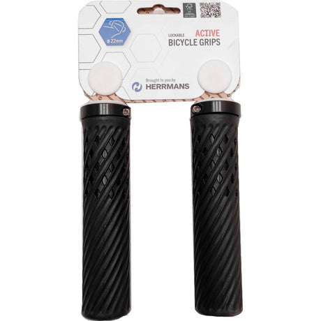Herrmans handvatset luna lockring 130 130mm zwart