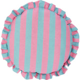 Home styling kussen rond strepen ø42cm