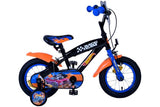 Hot Wheels Kinderfiets Jongens 12 inch Zwart Oranje Blauw Twee handremmen