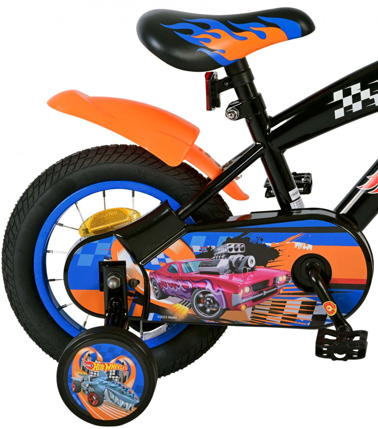 Hot Wheels Hot wheels 12 fiets zwart oranje blauw 31256