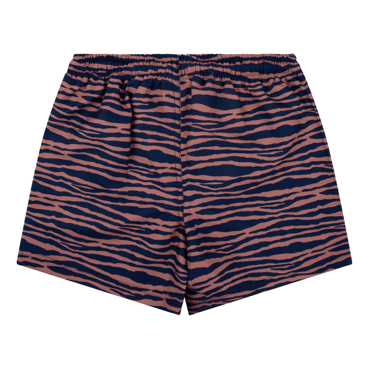 Vibrant stripes | blauw oranje uv zwembroek jongen