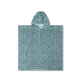 Leopard | groene strandponcho 65 x 65 cm